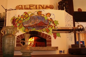 アルピナのピザ窯