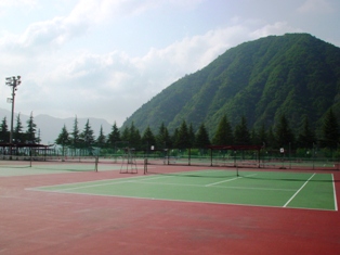 湯沢中央公園 テニス場